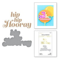 Spellbinders - Its My Party Too Collection - Glimmer Hot Foil Plates and Dies - Glimmering Hooray