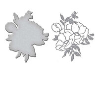 Spellbinders -  Etched Dies - Anemone Blooms - Anemones