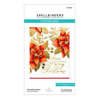 Spellbinders - De-Light-Ful Christmas Collection - Etched Dies - Poinsettia Bloom