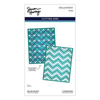 Spellbinders - Simon Hurley - Etched Dies - Zig Zag Chevron