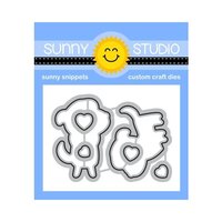 Sunny Studio Stamps - Sunny Snippets - Craft Dies - Puppy Love