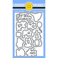 Sunny Studio Stamps - Sunny Snippets - Craft Dies - Party Pets