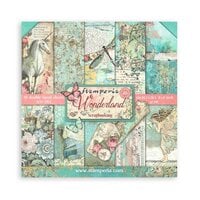 Stamperia - Wonderland Collection - 8 x 8 Paper Pad