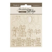 Stamperia - Gear up for Christmas Collection - Decorative Chips - For You