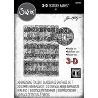 Sizzix - Tim Holtz - 3D Texture Fades - Embossing Folder - Typewriter