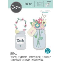 Sizzix - Thinlits Dies - Jar of Flowers