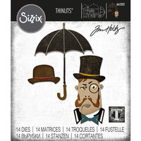 Sizzix - Tim Holtz - Thinlits Dies - The Gent