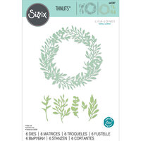 Sizzix - Thinlits Dies - Wild Leaves Wreath