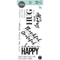 Sizzix - Clear Stamps - Sunnyside Sentiments - Set 07