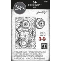 Sizzix - Tim Holtz - 3D Texture Fades - Embossing Folder - Mini Mechanics