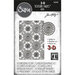 Sizzix - Christmas - Tim Holtz - 3D Texture Fades - Embossing Folder - Mini Kaleidoscope