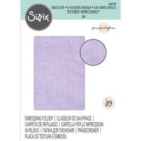 Sizzix - Multi-Level Textured Impressions - Embossing Folder - Rainbow Sky