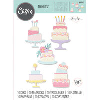 Sizzix - Thinlits Dies - Build a Cake