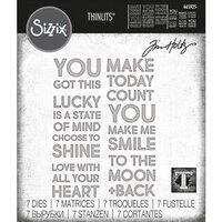 Sizzix - Tim Holtz - Thinlits Dies - Bold Text - Set 02