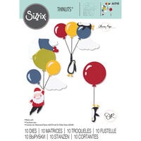 Sizzix - Christmas - Thinlits Dies - Festive Sky Party