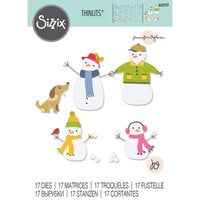 Sizzix - Christmas - Thinlits Dies - Snow Family