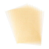 Sizzix - Surfacez Collection - 8.25 x 11.75 Shrink Plastic - Printable - 8 Sheets - Gold