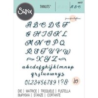 Sizzix - Thinlits Dies - Scripted Alphabet