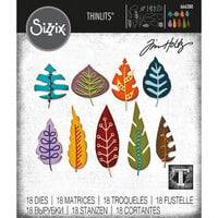 Sizzix - Tim Holtz - Halloween - Thinlits Dies - Artsy Leaves