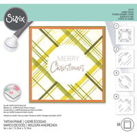 Sizzix - Layered Stencils - Tartan Frame