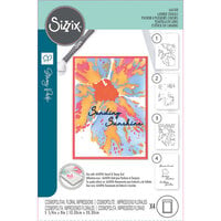 Sizzix - Stacey Park - Stencils - Cosmopolitan - Floral Impressions