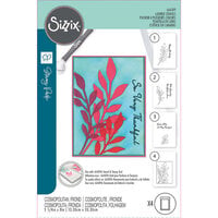 Sizzix - Stacey Park - Stencils - Cosmopolitan - Frond