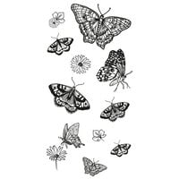 Sizzix - Clear Stamps - Nature Butterflies