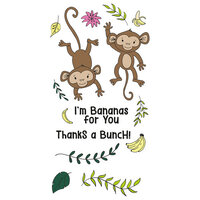 Sizzix - Catherine Pooler - Clear Stamps - Going Bananas