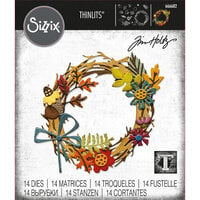 Sizzix - Tim Holtz - Thinlits Dies - Vault Foliage