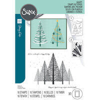 Sizzix - Stacey Park - Clear Stamps - Cosmopolitan - Christmas, Merry and Light