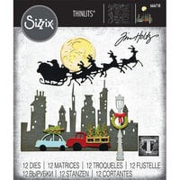 Sizzix - Tim Holtz - Thinlits Dies - Vault Christmas Magic