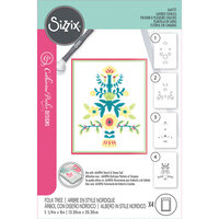 Sizzix - Catherine Pooler - Layered Stencils - Folk Tree