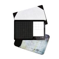 Tonic Studios - Tim Holtz - Travel Glass Media Mat and Surface Mat Bundle