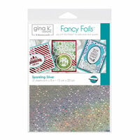 Gina K Designs - Fancy Foils - 6 x 8 - Sparkling Silver