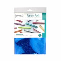 Gina K Designs - Fancy Foils - 6 x 8 - Brilliant Blue