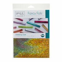 Gina K Designs - Fancy Foils - 6 x 8 - Glimmering Gold