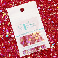 Trinity Stamps - Embellishments - Opaque Shine Confetti - Berry Jam