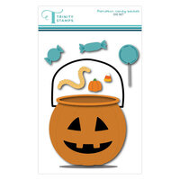 Trinity Stamps - Dies - Pumpkin Candy Bucket