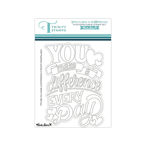 Trinity Stamps - Clear Photopolymer Stamps - You Make A Difference