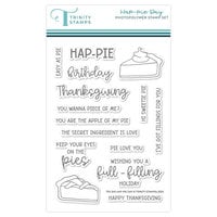 Trinity Stamps - Clear Photopolymer Stamps - Hap-pie Day