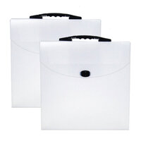 Scrapbook.com - Portable Clear Craft Storage Tote - 2 Pack