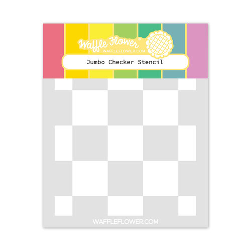 Waffle Flower Crafts - Stencils - Jumbo Checker