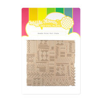 Waffle Flower Crafts - Hot Foil Plate - Doodle Print