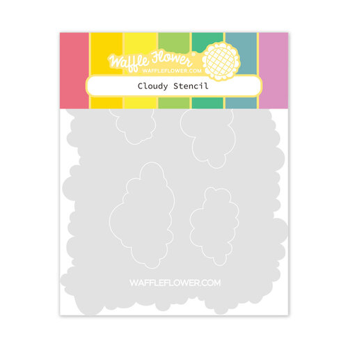 Waffle Flower Crafts - Stencils - Cloudy