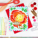 Waffle Flower Crafts - Stencils - Lovely Rose