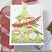 Waffle Flower Crafts - Die-N-Stencil - Retro Christmas Tree