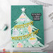 Waffle Flower Crafts - Die-N-Stencil - Retro Christmas Tree