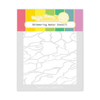 Waffle Flower Crafts - Stencils - Shimmering Water