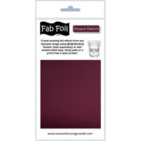 Wow - Fab Foil - Deepest Darkest Crimson