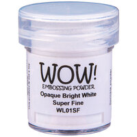 WOW! - Opaque Collection - Embossing Powder - Bright White - Super Fine